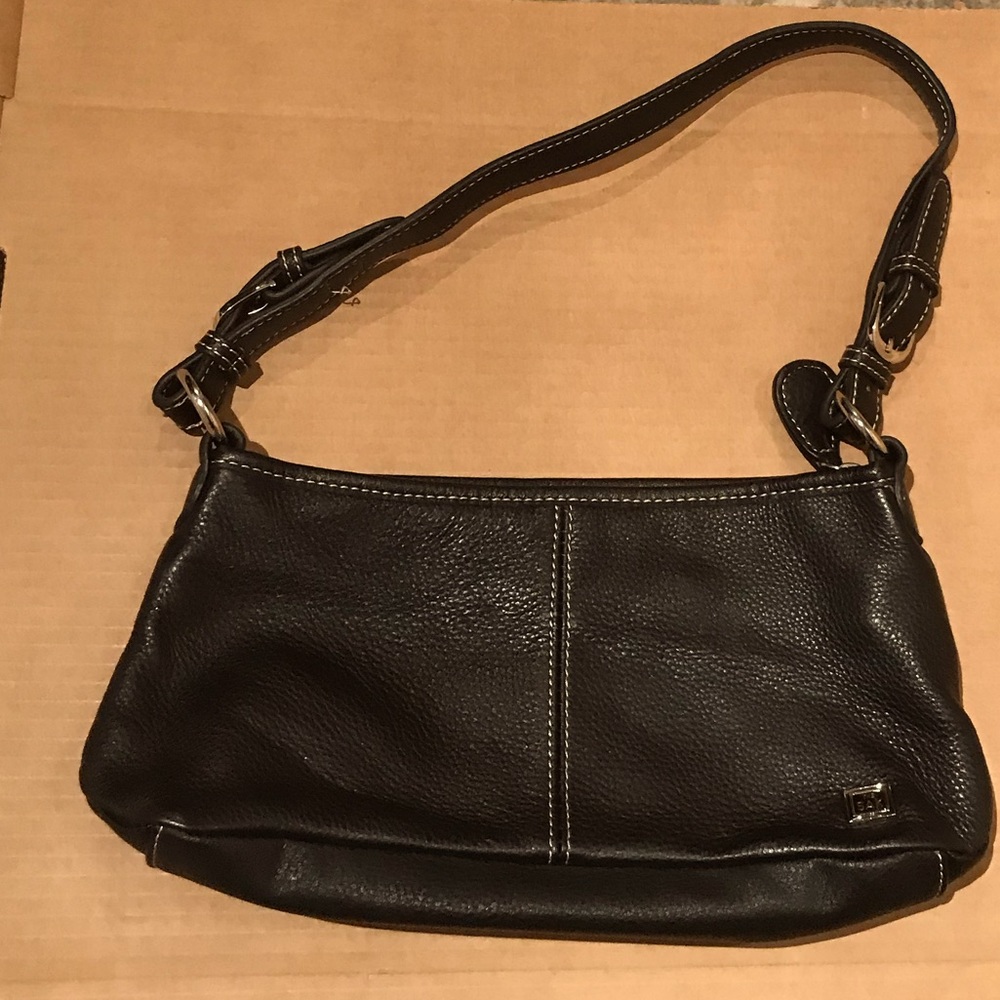 THE SAK Black Leather Purse Bag
